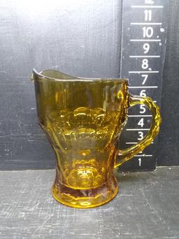 Vintage Amber Pitcher