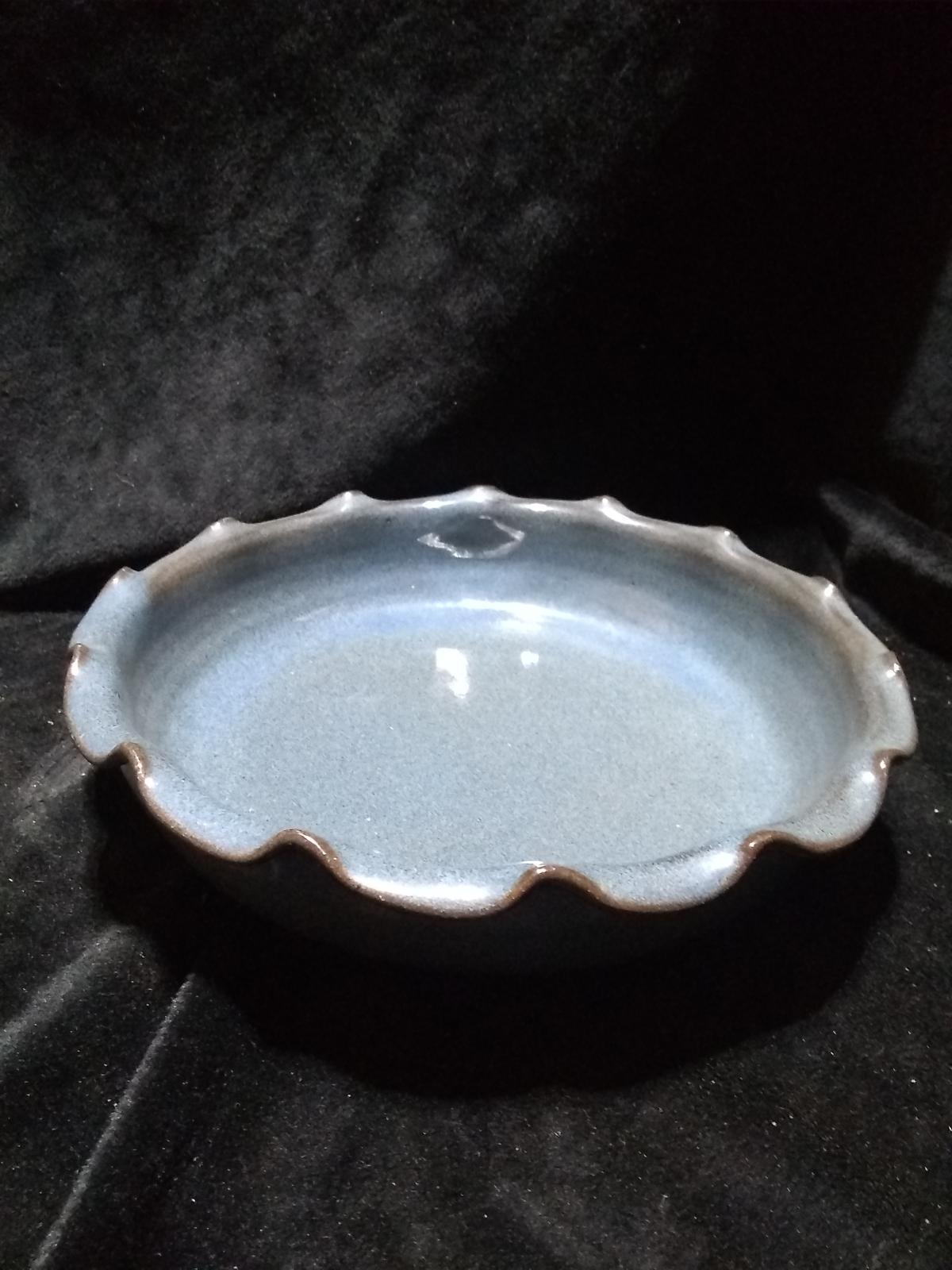 NC Pottery Jugtown Ruffled Edge Bowl