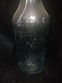 Vintage Medical Bottle Scott's Emulsion Cod Liver Oil with Lime and Soda