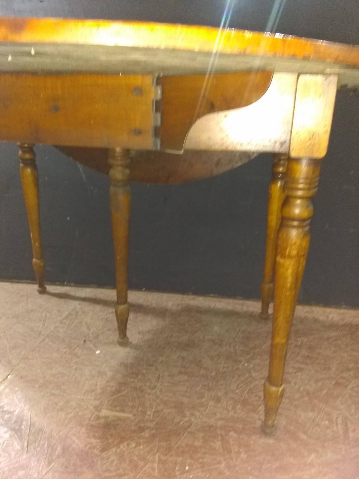 Vintage Pine Drop Side Dining Table