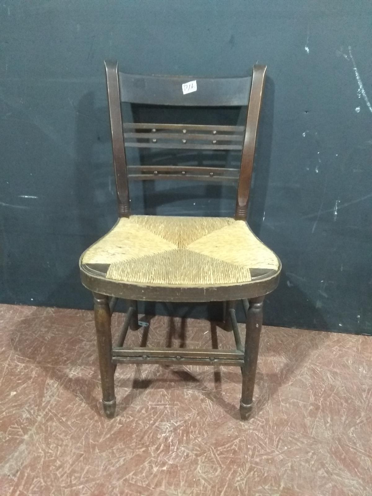 Antique Rush Bottom Side Chair