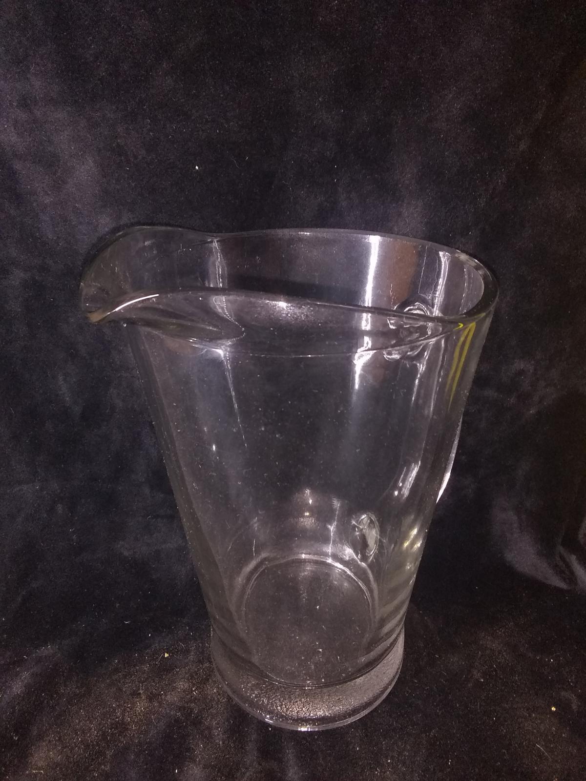 Clear Glass Pitcher