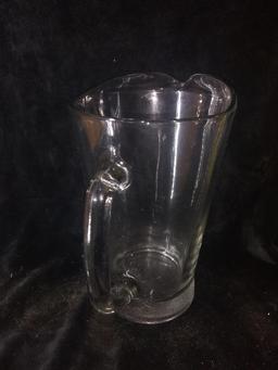 Clear Glass Pitcher