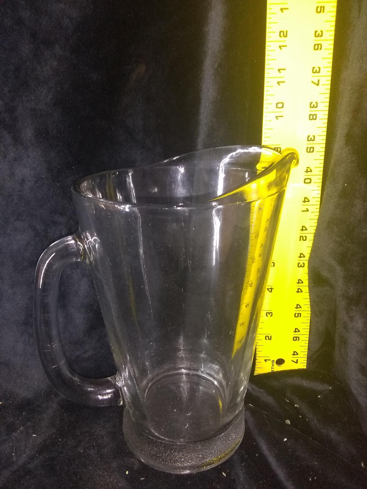 Clear Glass Pitcher