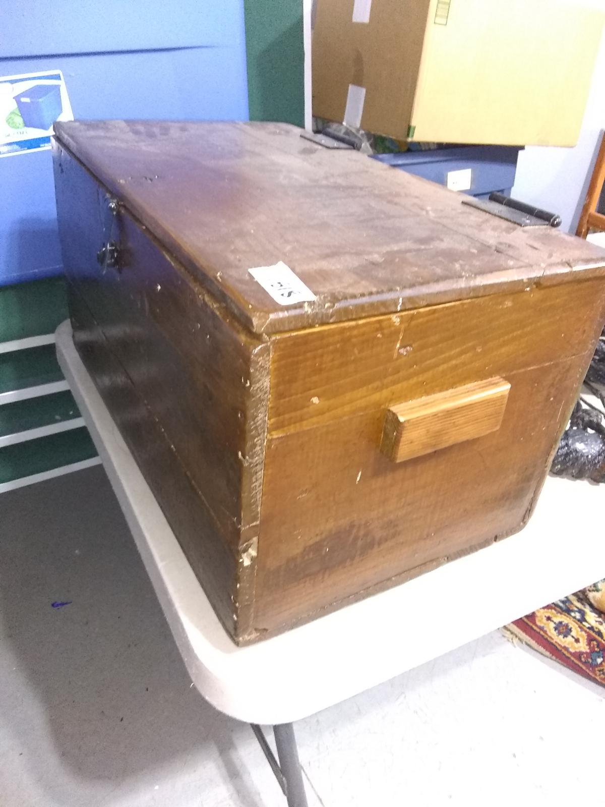 Vintage Wooden Storage Box