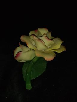 Ceramic Rose Flower Decor