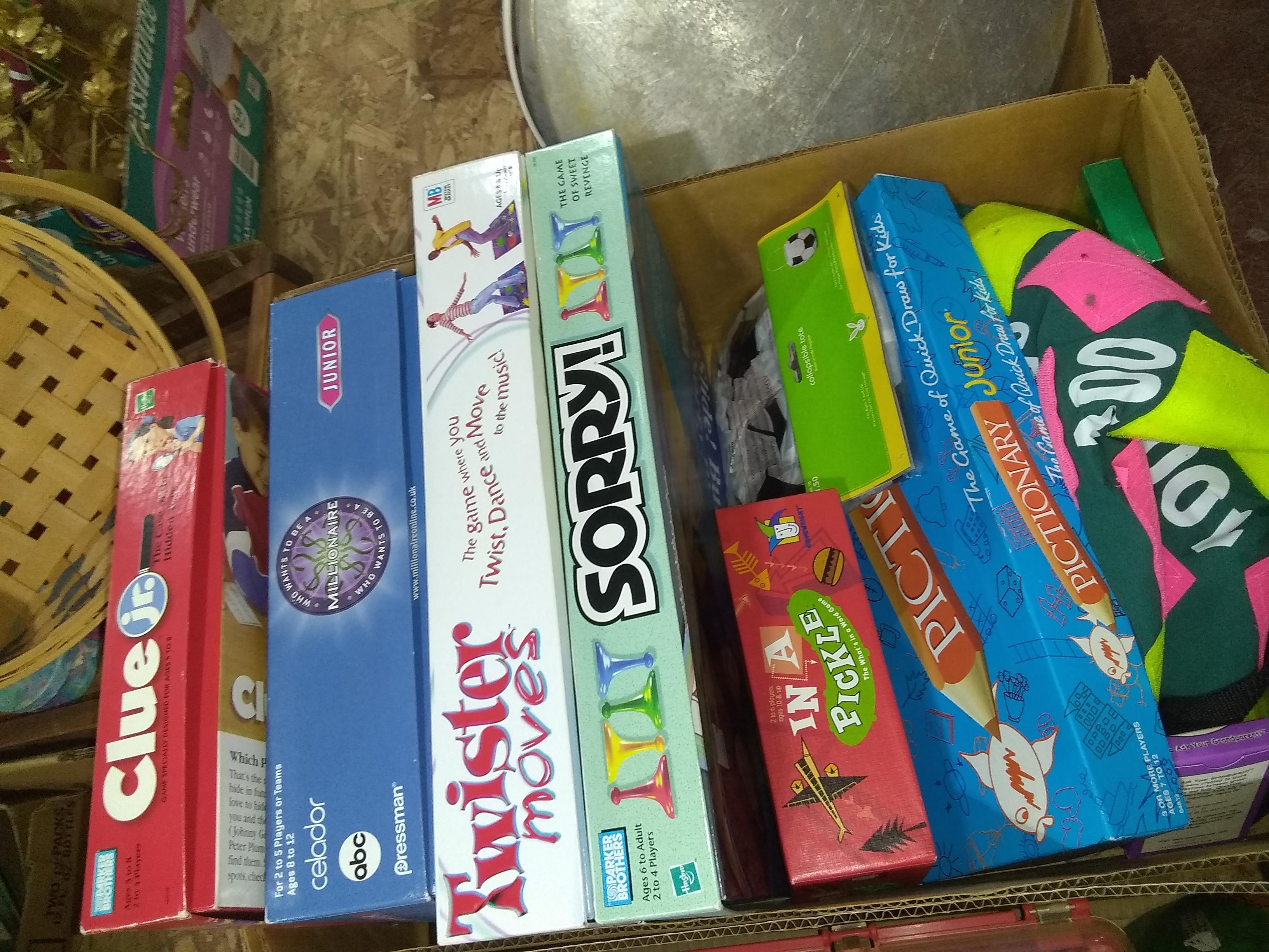 BL- Assorted Board Games, Toys