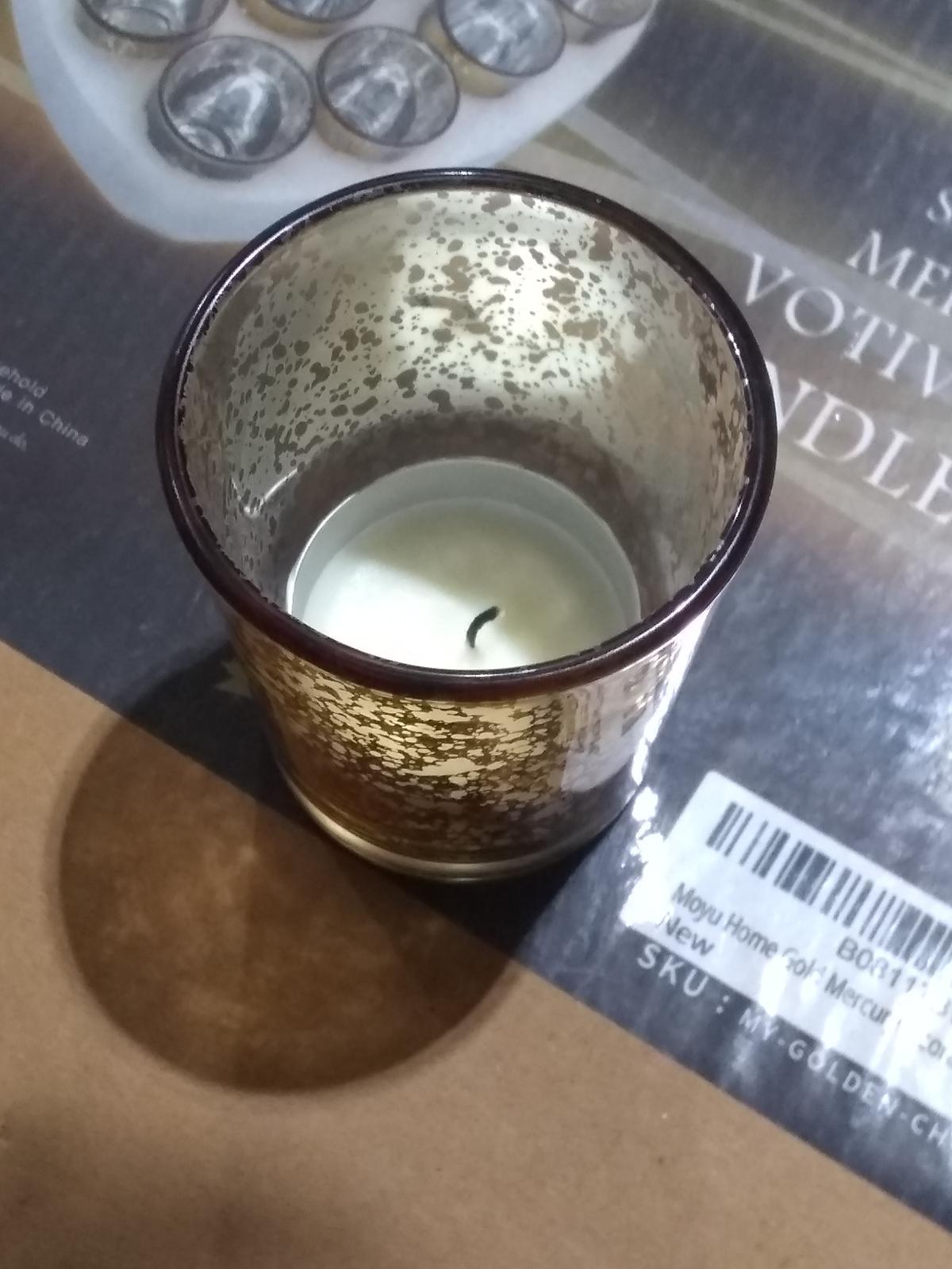 BL- (2( Votive Tealight Candle Holder NIB