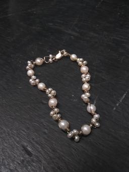 Jewelry-Faux Pearl Bracelet