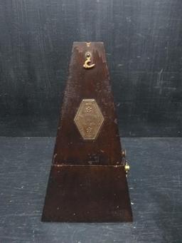 Vintage Mahogany Metronome-attic find