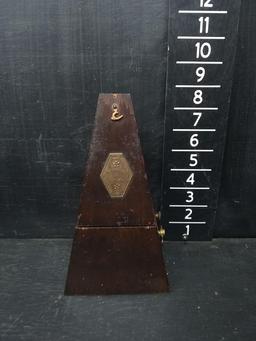 Vintage Mahogany Metronome-attic find