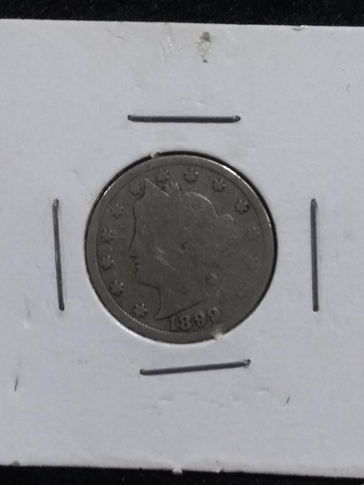 Coin-1899 "V" Nickel