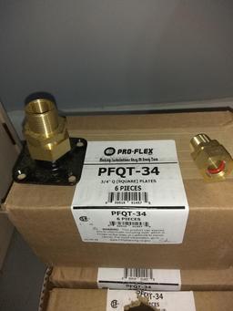 BL-Pro Flex 3/4" Q Square Plates & 1/2" Male Fittings