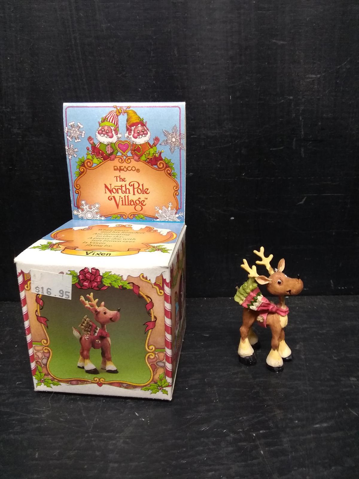 Enesco North Pole Village Collectible Figure-Vixen