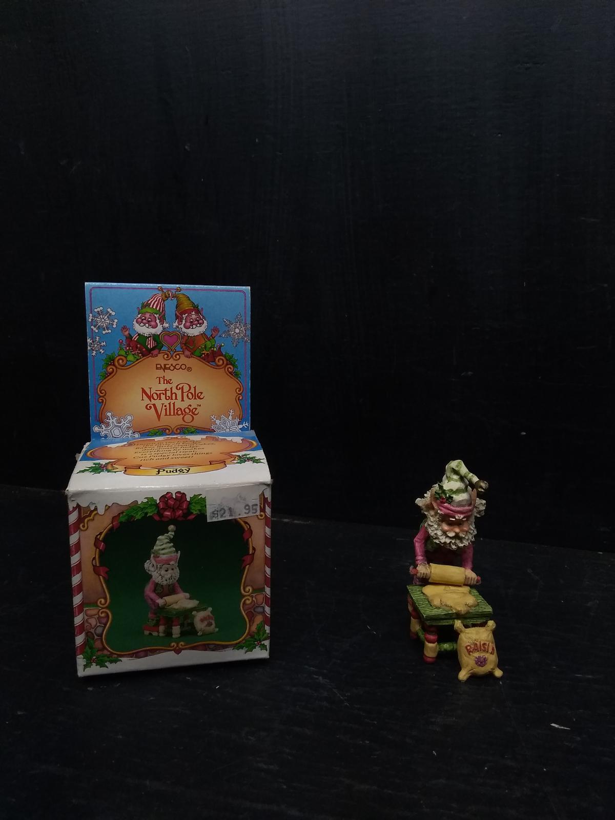 Enesco North Pole Village Collectible Figure-Pudgy