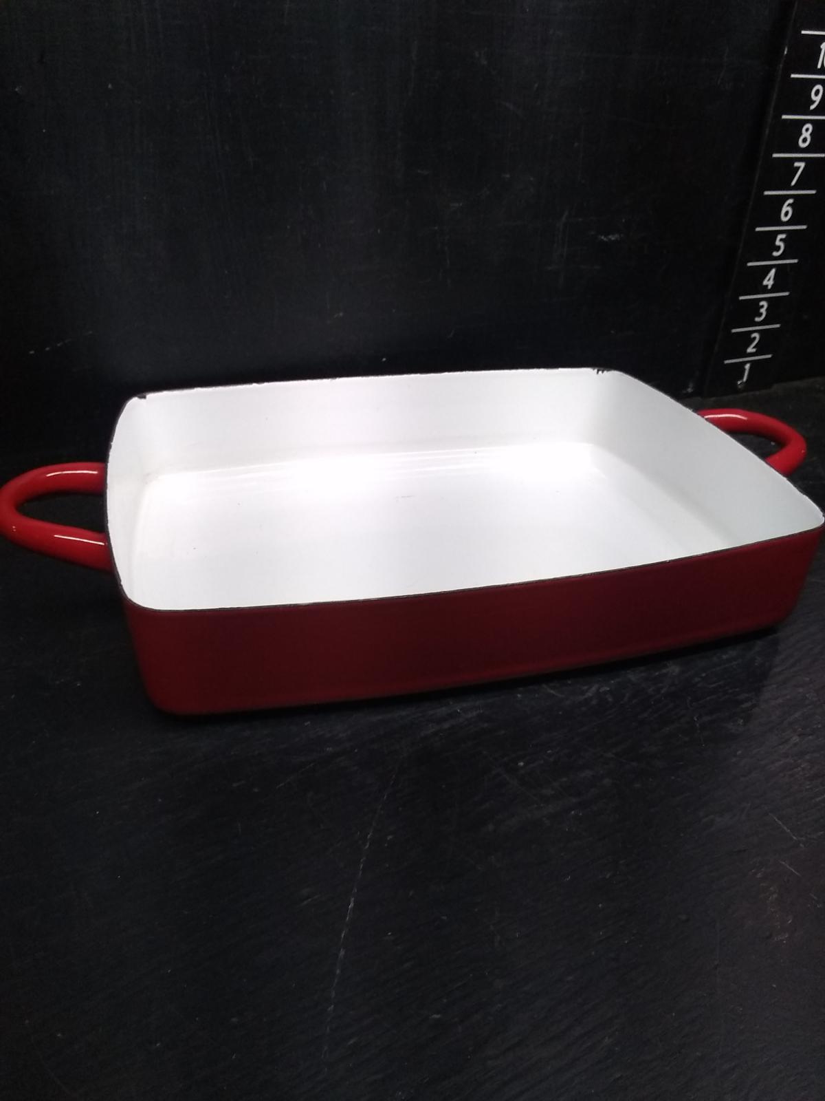 Dansk Enamel Double Handle Baking Pan