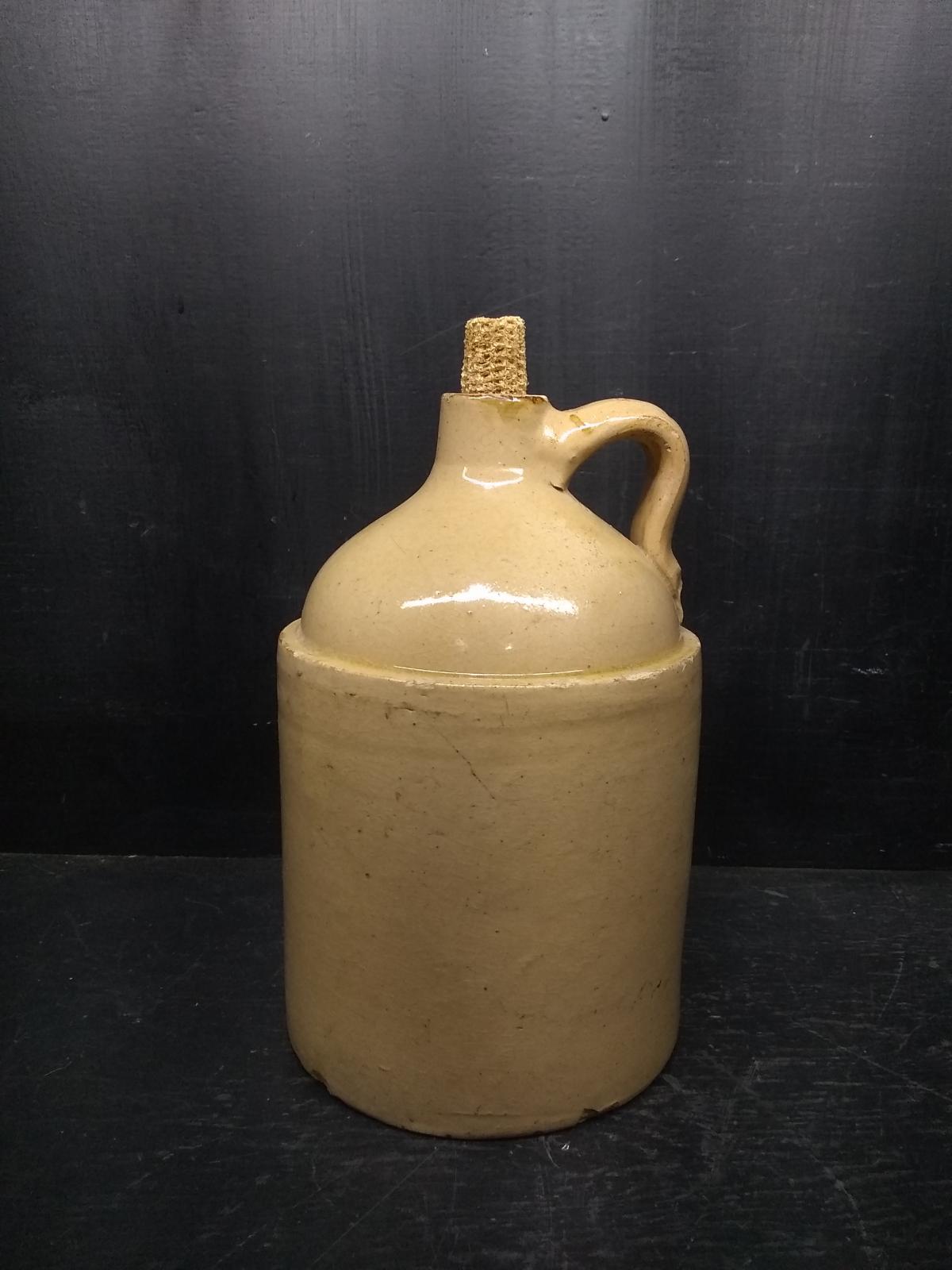 Antique Pottery Whiskey Jug