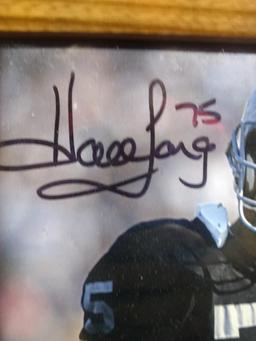 Framed Howie Long Oakland Raiders Photo/Print-signed-not verified