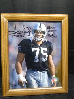 Framed Howie Long Oakland Raiders Photo/Print-signed-not verified