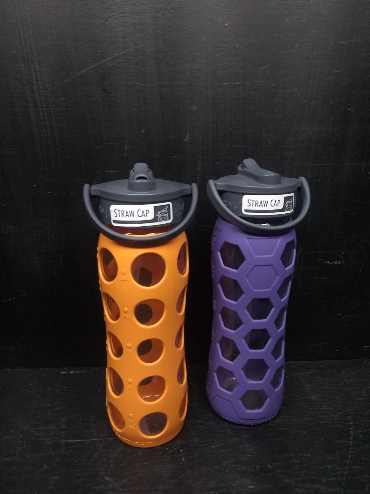 Pair Lifefactory Glass Water Bottles-NEW