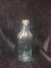 Vintage Medical Bottle Scott's Emulsion Cod Liver Oil with Lime and Soda