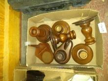 BL- Assorted Wooden Candlesticks