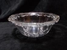 Vintage Glass Oyster Pearl Bowl
