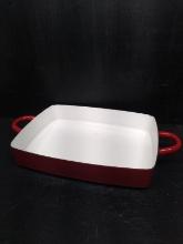 Dansk Enamel Double Handle Baking Pan