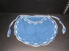 Vintage Embroidered and Linen Apron