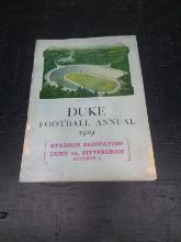 Vintage Duke Football Program Annual-1929