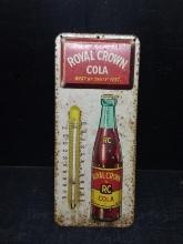 Antique Original Metal Royal Crown Cola Thermometer