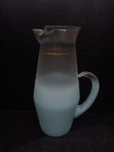 West Virginia Blenko Tall Water Pitcher