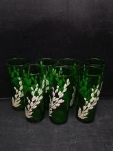 Collection 7 Forest Green MCM Pussywillow Glasses