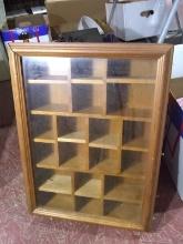 BL-Wooden Glass Front Shadow Box-12x16x3.5