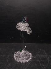 Artisan Spun Glass Sculpture-Mailbox