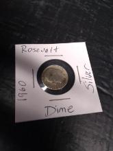 1960 Roosevelt Silver Dime