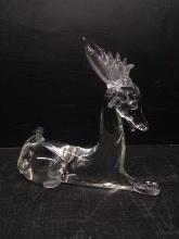 Studio Art Glass Crystal Figure-Deer