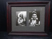 Artwork -Framed and Matted Double Print-Asuma Indian Panel