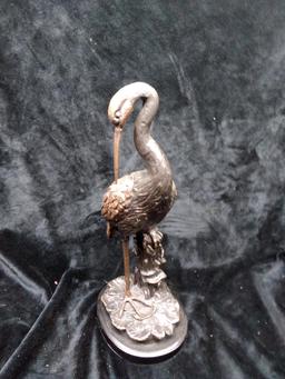 Bronze Figure-Crane