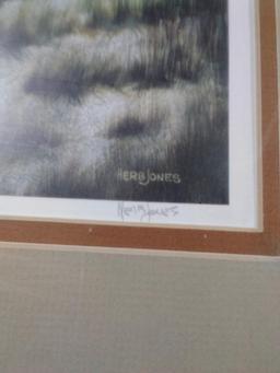 Framed and Matted Print-Beach Lookout by Herb Jones
