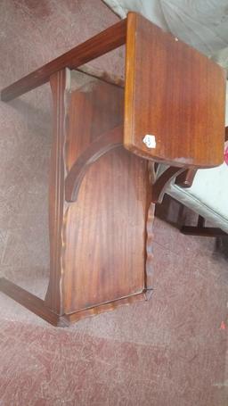 Vintage Mahogany Step Table