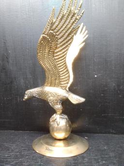 Leonard Solid Brass Eagle Desk Accessory