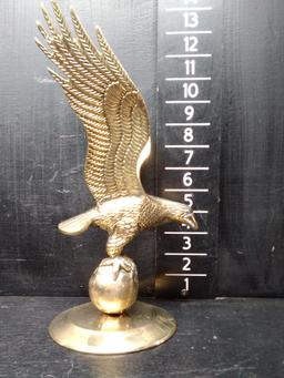 Leonard Solid Brass Eagle Desk Accessory