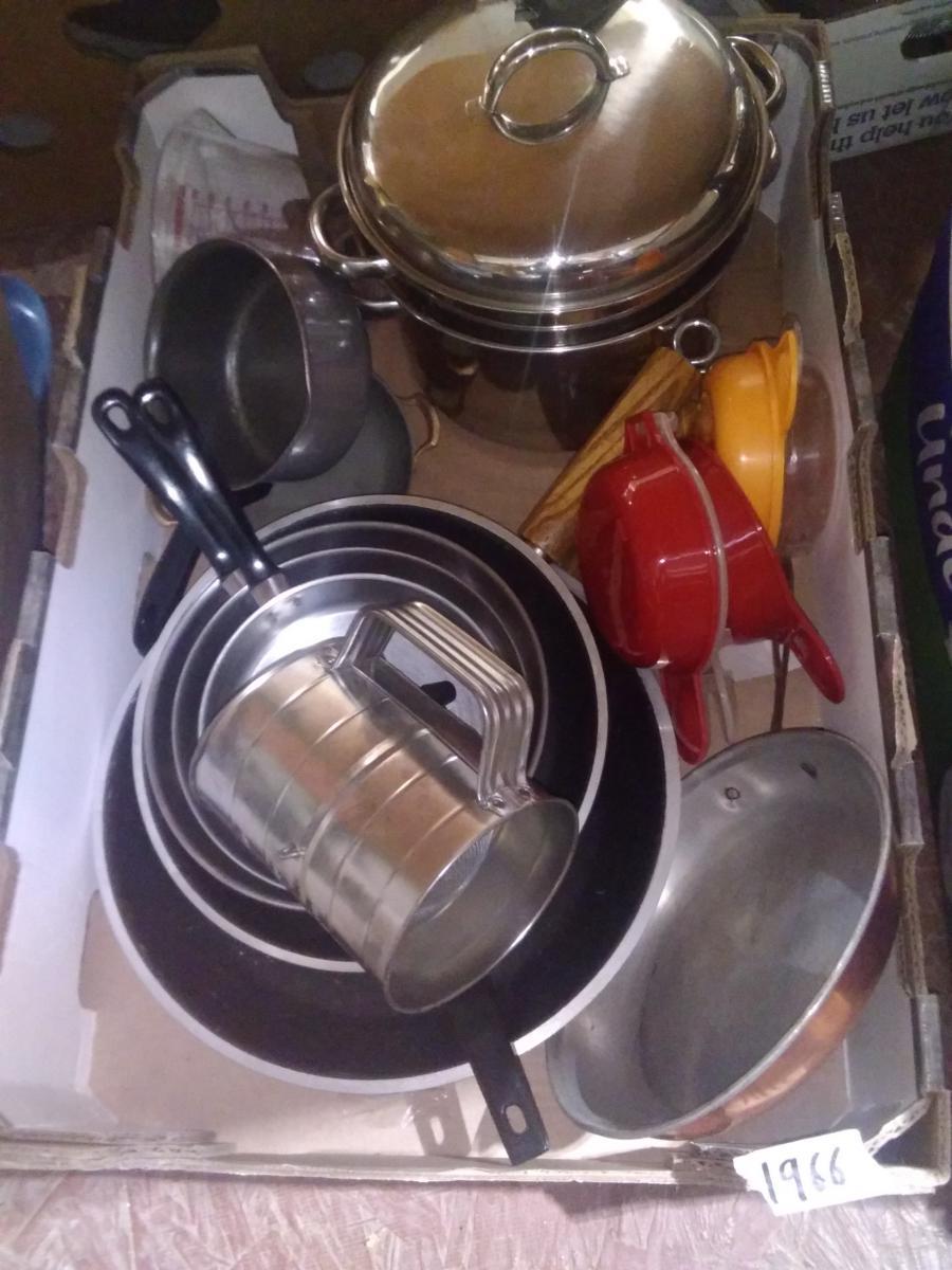 BL-Frying Pans, Pots, Measures, Sifter