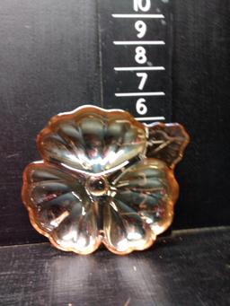 Iridescent Cloverleaf Dish