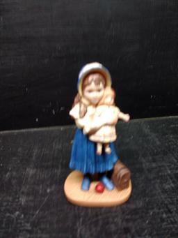 Lisa and the Jumeau Doll Porcelain Figure