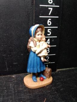 Lisa and the Jumeau Doll Porcelain Figure