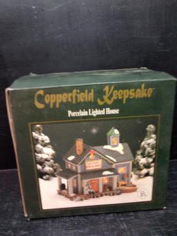 Copperfield Keepsake Porcelain Lighted House-NIB