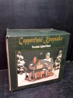 Copperfield Keepsake Porcelain Lighted House-NIB