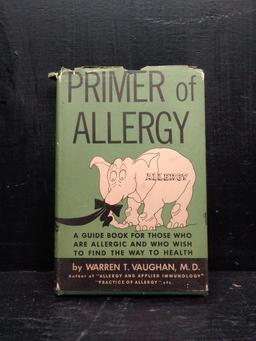 Vintage Book-Primer of Allergy 1939 DJ